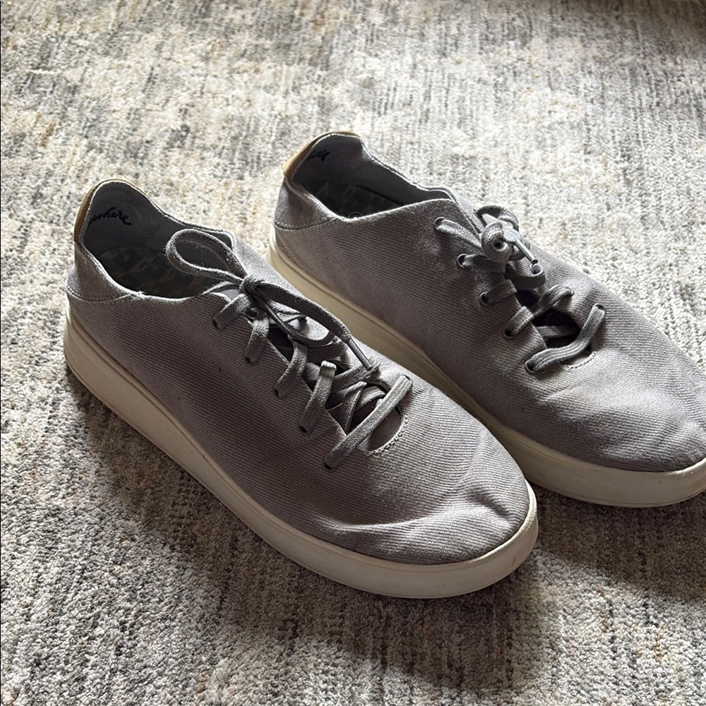 OluKai women’s size 9.5 Gray Casual Sneakers. -lace up